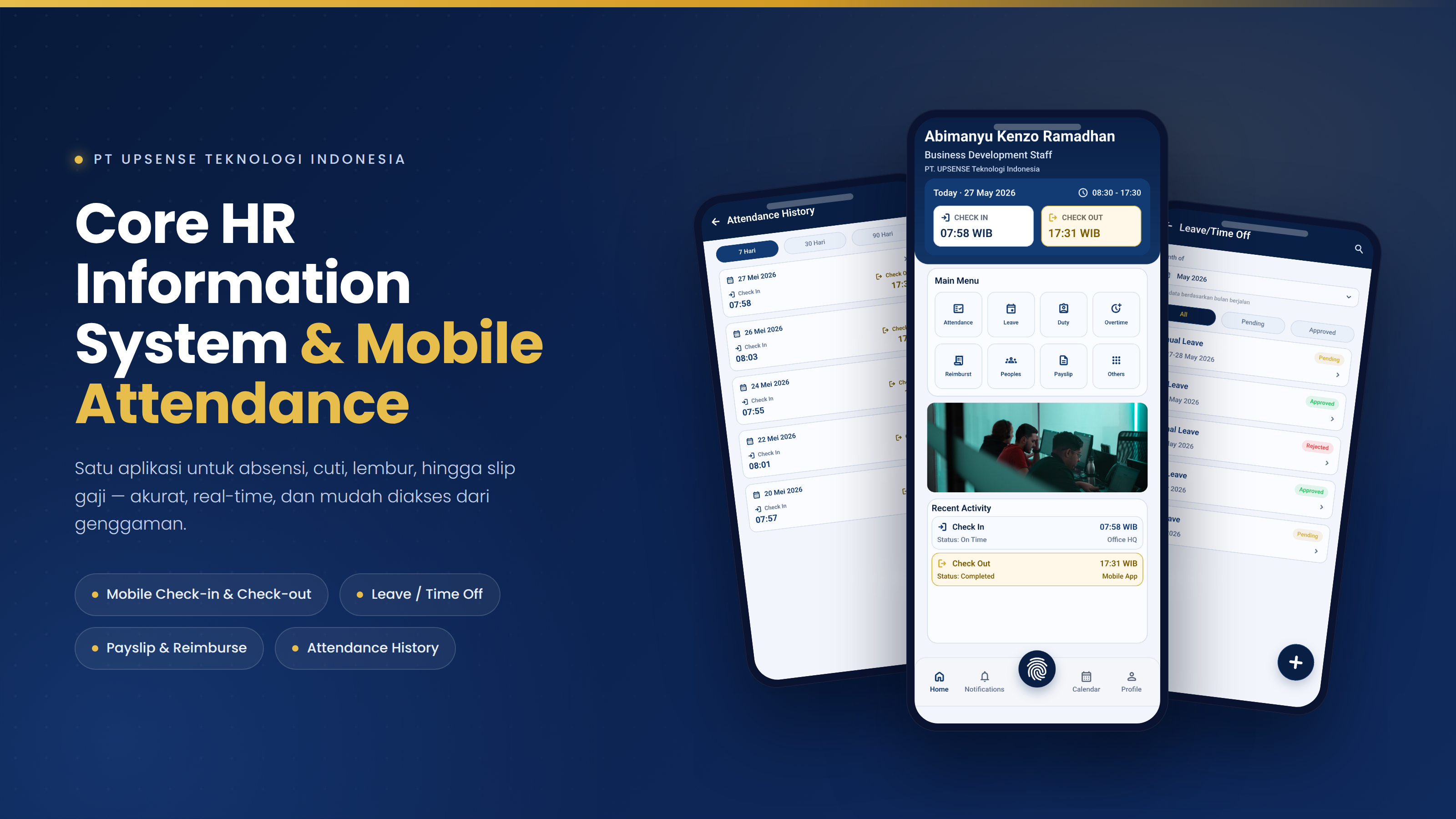 Core HRIS & Mobile Attendance